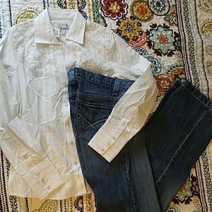 Panhandle slim button down